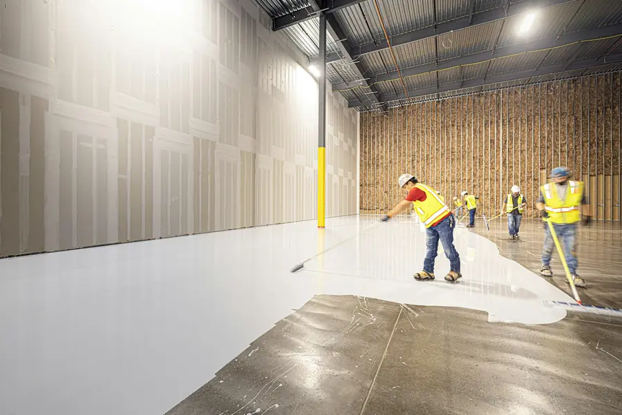 Touch-ups, Repaints & Site Maintenance in a warehouse